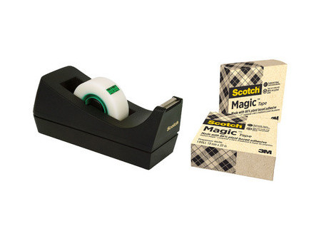 Scotch Dévidoir de ruban adhésif C38, 14 rouleaux incl.,noir