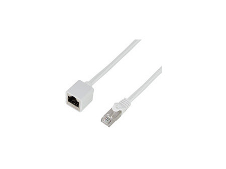 LogiLink Rallonge câble patch Premium, Cat.6A, 10 m, blanc