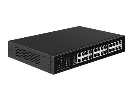 LogiLink Switch Gigabit Ethernet 19', 24 ports, Unmanaged