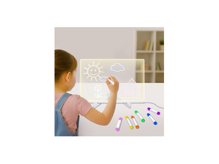 LogiLink Tableau acrylique lumineux, 300 x 200 mm