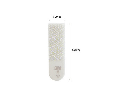 3M Command Languettes accroche-tableaux, taille: S, noir