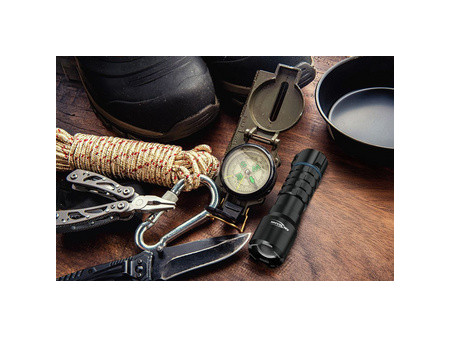 ANSMANN Lampe de poche LED rechargeable Survival TS450RF