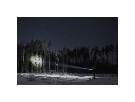 ANSMANN Lampe de poche LED rechargeable Survival TS1000RF