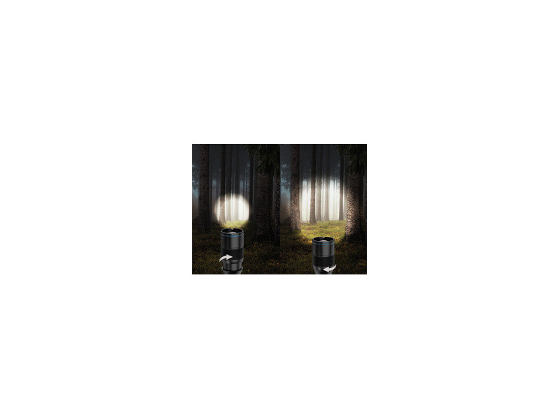 ANSMANN Lampe de poche LED Adventure TA500BF, noir