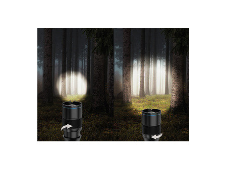 ANSMANN Lampe de poche LED rechargeable Adventure TA2500RF