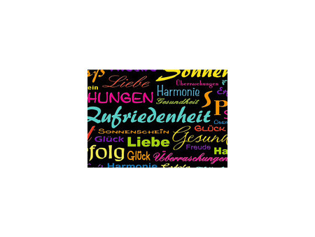 SUSY CARD Papier cadeau 'Typo Happy', sur rouleau