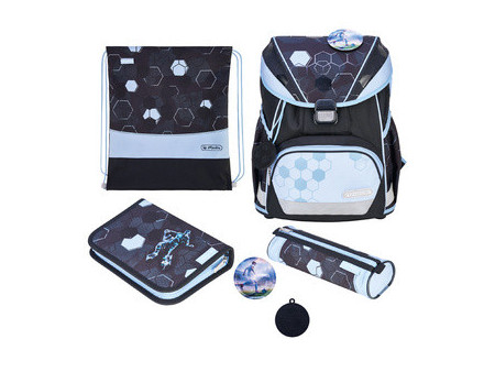 herlitz Cartable UltraLight XL Plus 'Cyber Soccer'