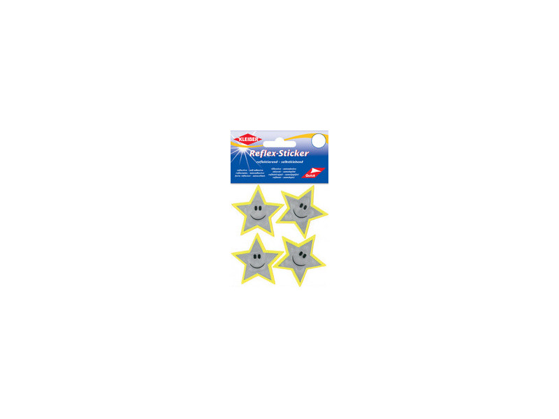 KLEIBER Sticker réfléchissant 'Etoiles', argent