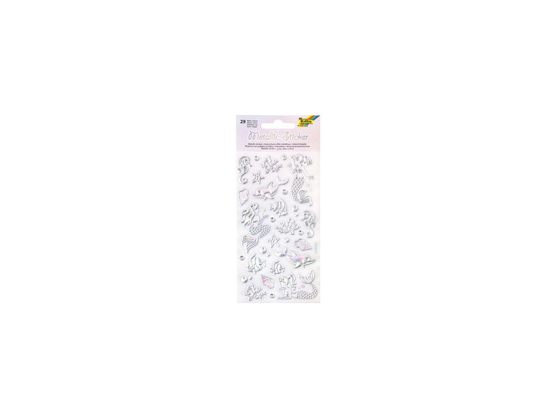 folia Autocollant métallisé Mermaid, feuille: 95 x 175 mm