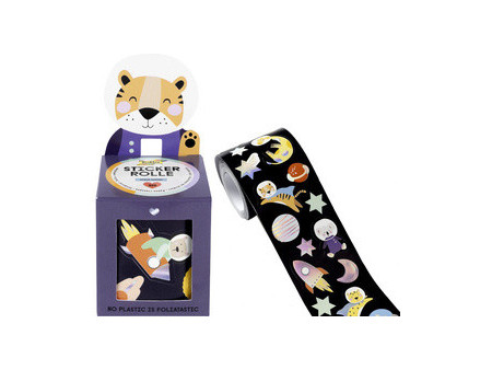 folia Sticker SPACE SAFARI, sur rouleau, 4 m