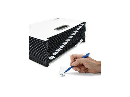 RAPESCO Trieur à soufflets SupaFile Plus, A4+, blanc