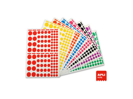 APLI kids Gommettes 'Rond', grand conditionnement