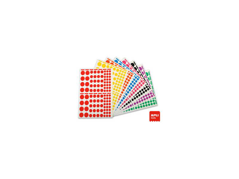 APLI kids Gommettes 'Rond', grand conditionnement