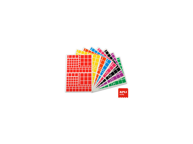 APLI kids Gommettes 'Carré', grand conditionnement