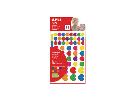 APLI kids Gommettes 'Coeur', en sachet