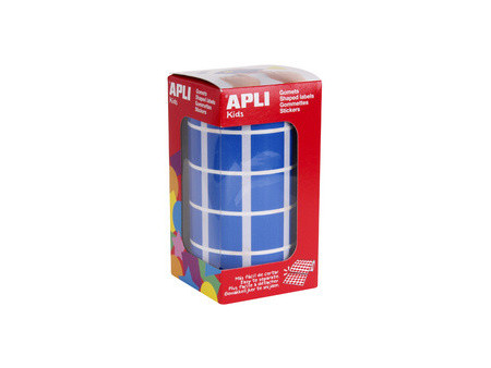 APLI Kids Gommette de couleur 'carré', en rouleau, vert