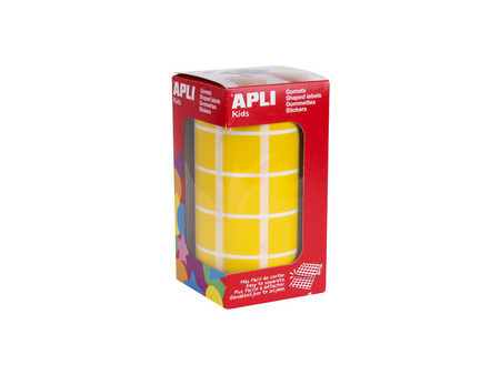 APLI Kids Gommette de couleur 'carré', en rouleau, bleu