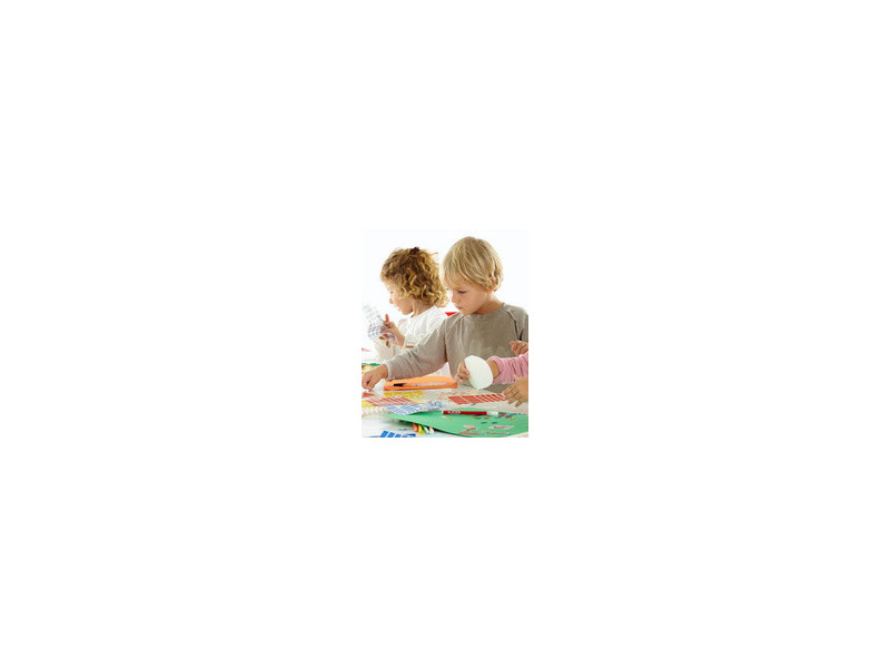 APLI Kids Gommette de couleur 'carré', en rouleau, rouge