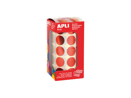 APLI kids Gommettes 'Rond' en rouleau, or