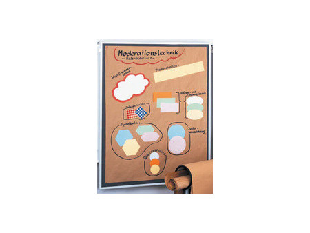 FRANKEN Papier pour chevalet, 80 g/m2, 100 feuilles, blanc