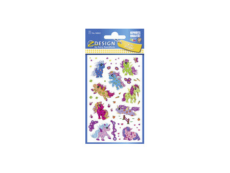 ZDesign KIDS Sticker glitter 'licorne', coloré