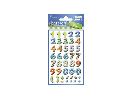 ZDesign SCHOOL Sticker de lettres, lettres: A-Z, coloré