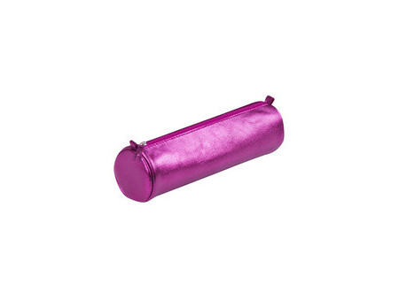 Clairefontaine Trousse CUIRISÉ, cuir, argent