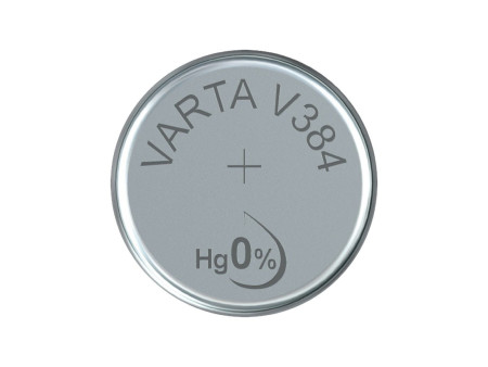 VARTA Pile oxyde argent pour montres, V384 (SR41), 1,55 Volt