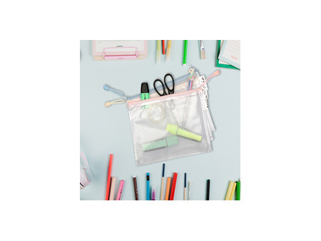 djois by tarifold Pochette à zip ZIPPER Pastel, A5, assorti