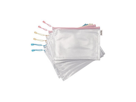 djois by tarifold Pochette à zip ZIPPER Pastel, A5, assorti