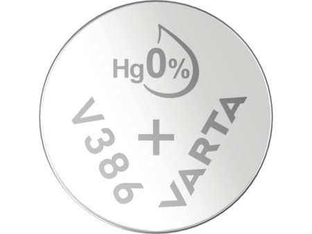 VARTA Pile oxyde argent pour montres, V386 (SR43), 1,55 V