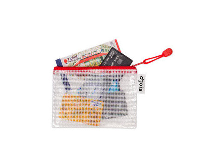 djois by tarifold Pochette à zip ZIPPER, A6, PVC, jaune