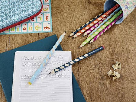 STABILO Crayon d'apprentissage EASYgraph, HB, présentoir