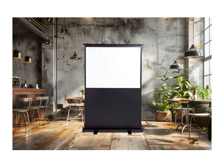 magnetoplan Écran Pull-Up, (L)1.800 x (H)1.350 mm, 4:3