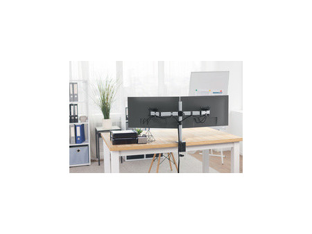 DURABLE Support SELECT pour 2 écrans, pince