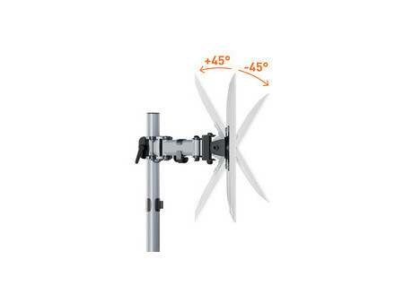 DURABLE Support SELECT pour 2 écrans, pince