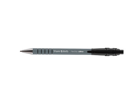 Paper:Mate Stylo à bille rétractable FlexGrip Ultra, noir