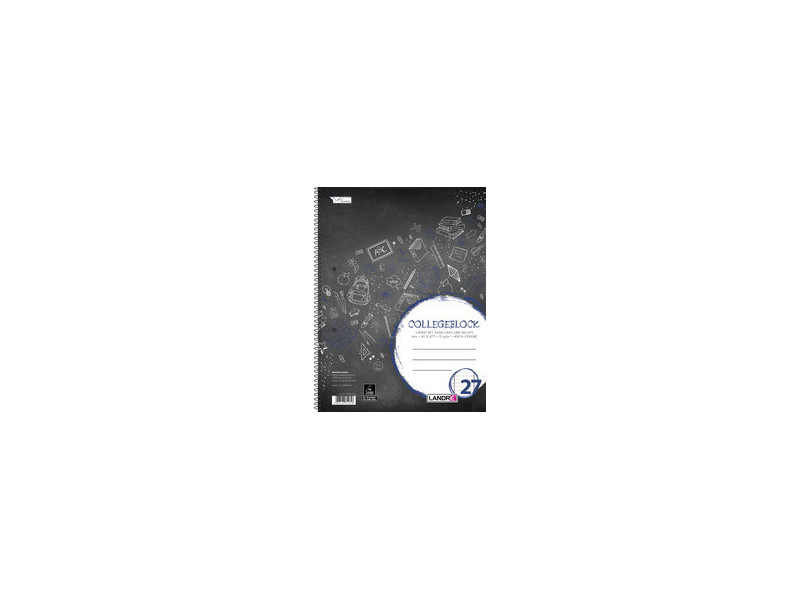 LANDRÉ Cahier à spirale 'college', A4, ligné, 160 pages