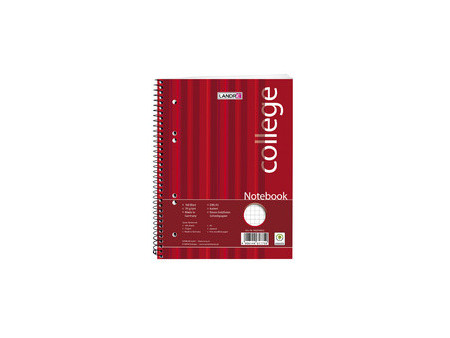 LANDRÉ bloc-notes 'college', A5, 160 feuilles, quadrillé,