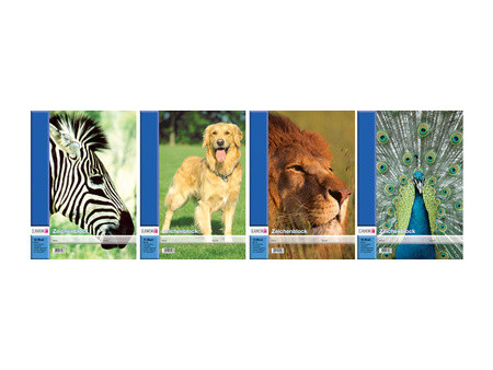LANDRÉ Bloc à dessin A3, 100 g/m2, 20 feuilles, perforé