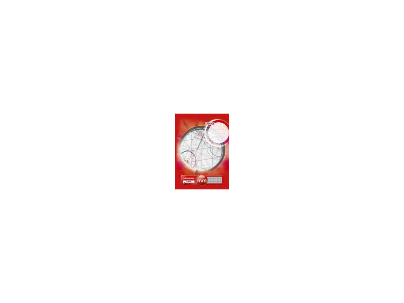 LANDRÉ bloc à papier millimétré DIN A3, 20 feuilles, 80 g/m2