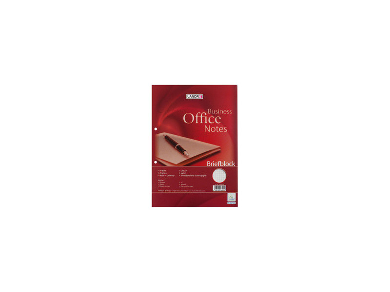 LANDRÉ Bloc de correspondance Office, A4, 100 pages, 70 g/m2