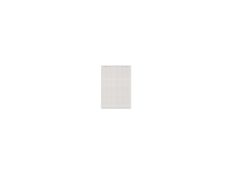 LANDRÉ Bloc paperboard, 20 feuilles, quadrillé, à plat