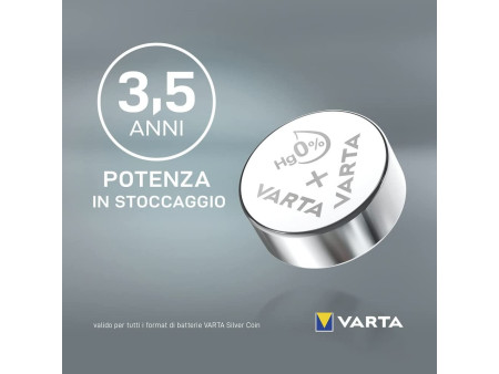 VARTA Pile oxyde argent pour montre, V391 (SR55), 1,55 V