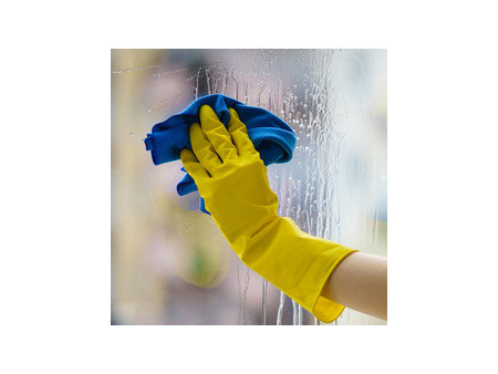 HYGOSTAR Gant universel en latex Bettina, S, jaune