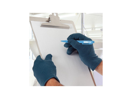 HYGOSTAR Stylo à bille rétractable DETECT, détectable, bleu