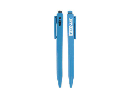 HYGOSTAR Stylo à bille rétractable DETECT, détectable, bleu