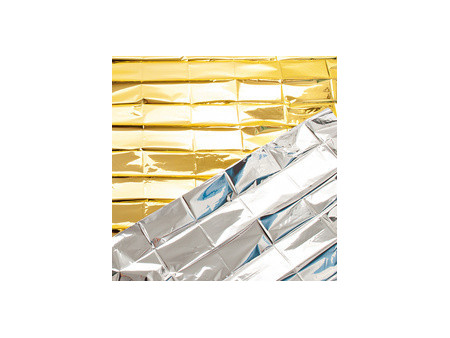 HYGOSTAR Couverture de survie, 1.600 x 2.100 mm, argent/or