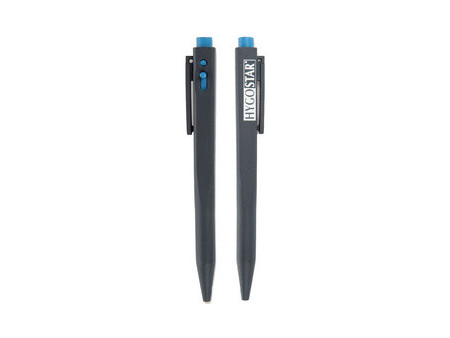 HYGOSTAR Stylo à bille rétractable DETECT, détectable, noir