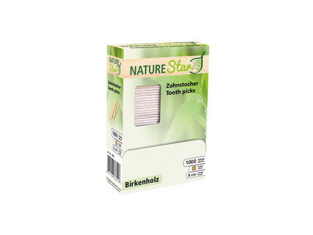 NATURE Star Cure-dent, en bois, en vrac